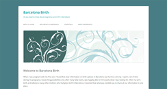 Desktop Screenshot of barcelonabirth.net