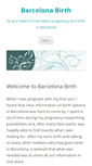 Mobile Screenshot of barcelonabirth.net