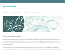 Tablet Screenshot of barcelonabirth.net